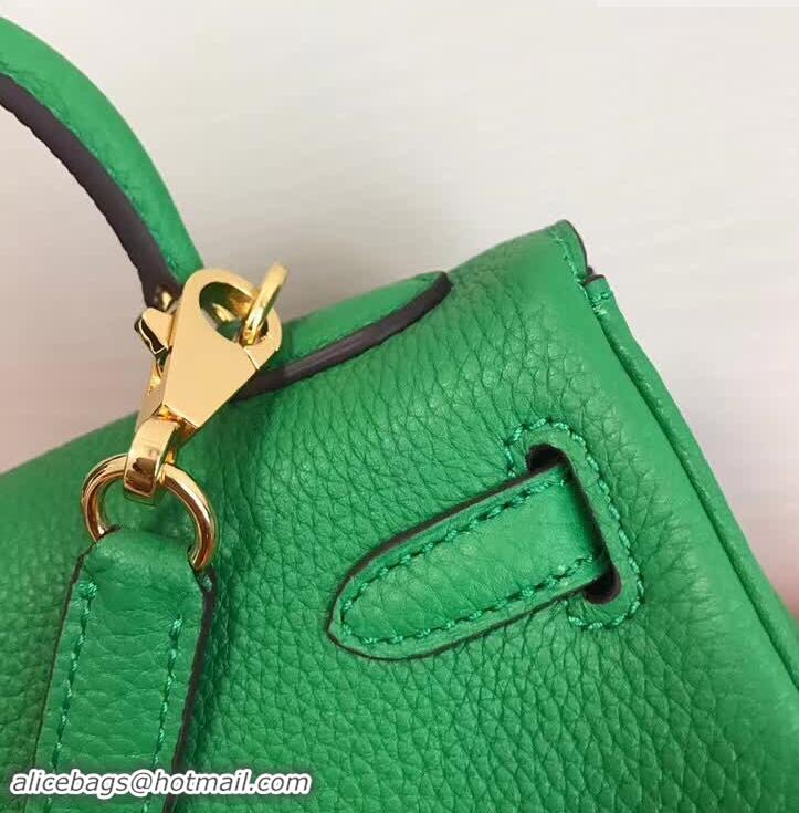 Trendy Design Hermes Kelly Mini 20 Handbag 420011 Green