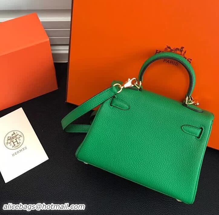 Trendy Design Hermes Kelly Mini 20 Handbag 420011 Green