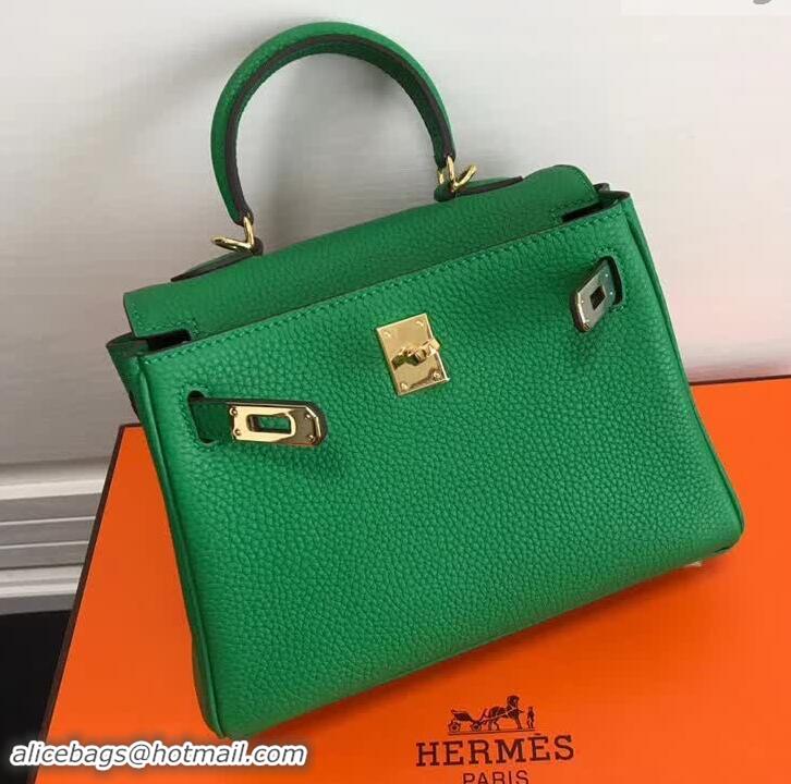 Trendy Design Hermes Kelly Mini 20 Handbag 420011 Green