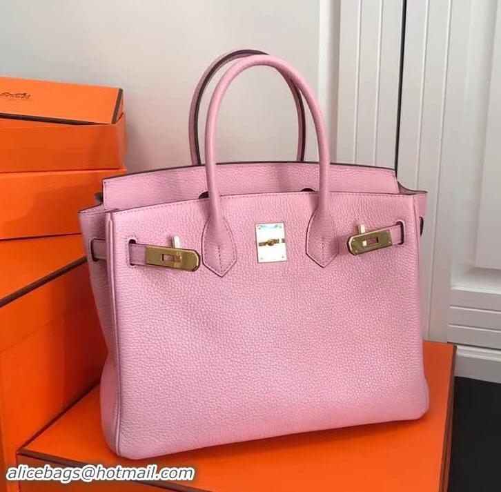 Unique Discount Hermes Birkin 30 Bag In Original Leather 420012 Baby Pink