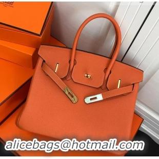 Cheap Price Hermes Birkin 30 Bag In Leather 420014 Orange