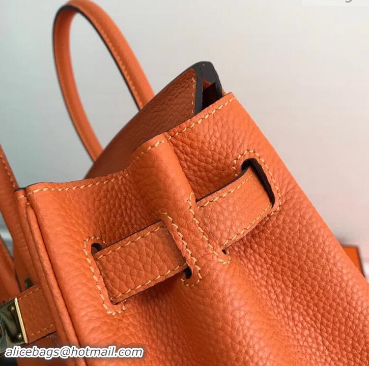 Cheap Price Hermes Birkin 30 Bag In Leather 420014 Orange