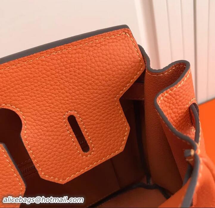 Cheap Price Hermes Birkin 30 Bag In Leather 420014 Orange