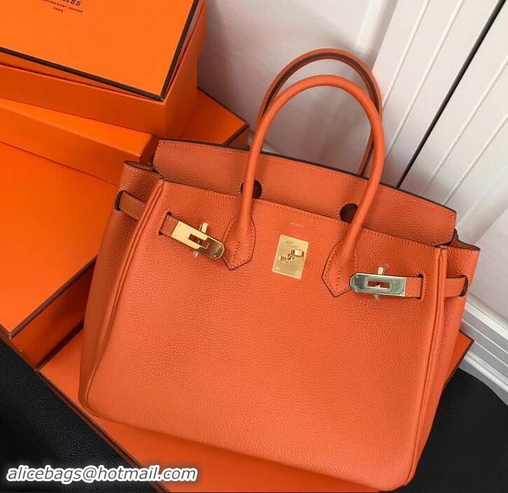 Cheap Price Hermes Birkin 30 Bag In Leather 420014 Orange