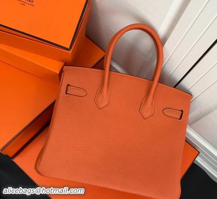 Cheap Price Hermes Birkin 30 Bag In Leather 420014 Orange