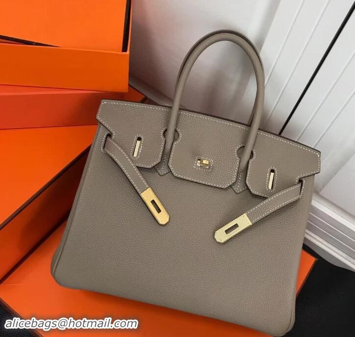 Imitation Faux Hermes Birkin 30 Bag In Leather 420014 Dove Grey