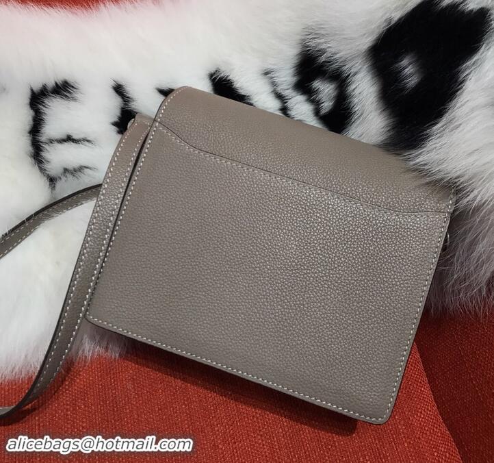 Grade Quality Hermes Roulis in Grained Calfskin Leather 420020 Grey