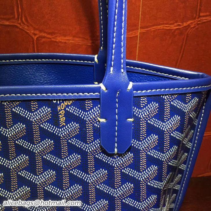 Inexpensive Goyard New Design Anjou Reversible Bag Mini 2398 Dark Blue