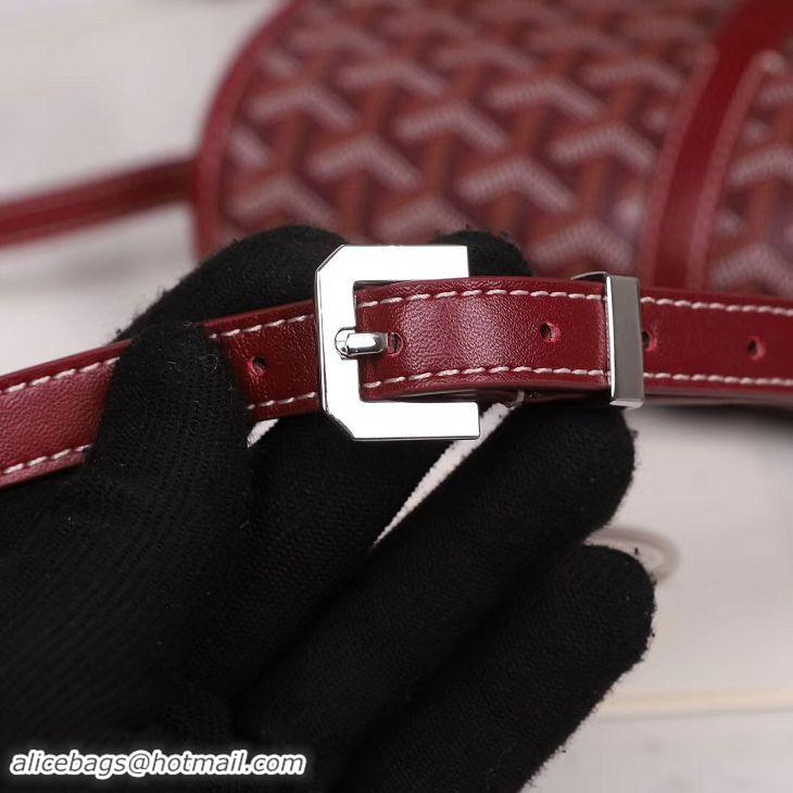 Reproduction Goyard Belvedere Messenger Bag PM 8965 Burgundy