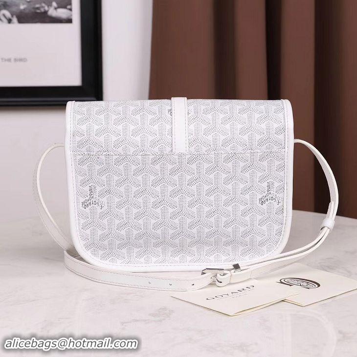 Shop Design Goyard Belvedere Messenger Bag PM 8965 White