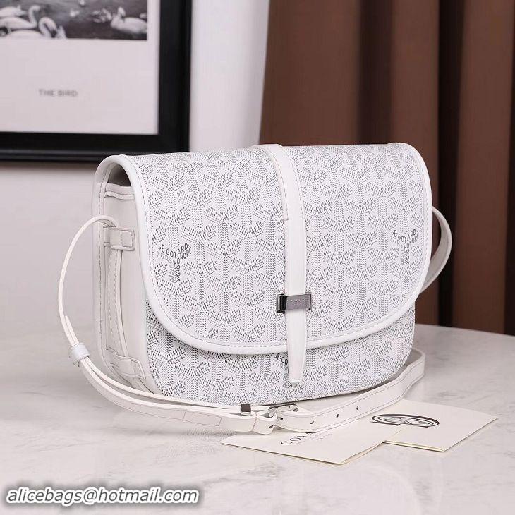 Shop Design Goyard Belvedere Messenger Bag PM 8965 White