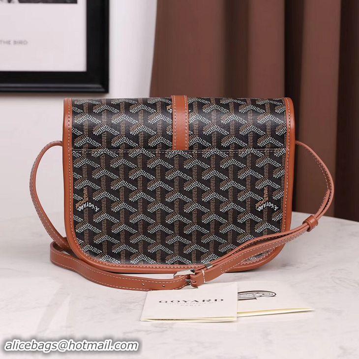 Recommended Goyard Belvedere Messenger Bag PM 8965 Black And Tan