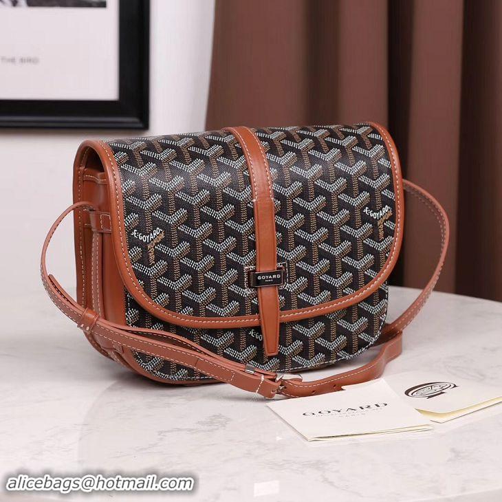 Recommended Goyard Belvedere Messenger Bag PM 8965 Black And Tan