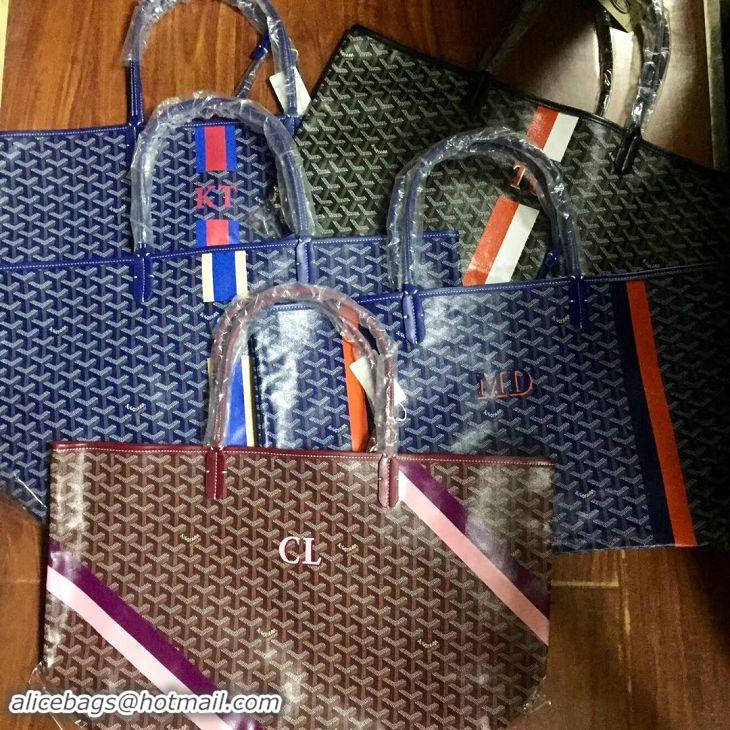 Price For Goyard Personnalization/Custom/Hand Painted MD With Stripes