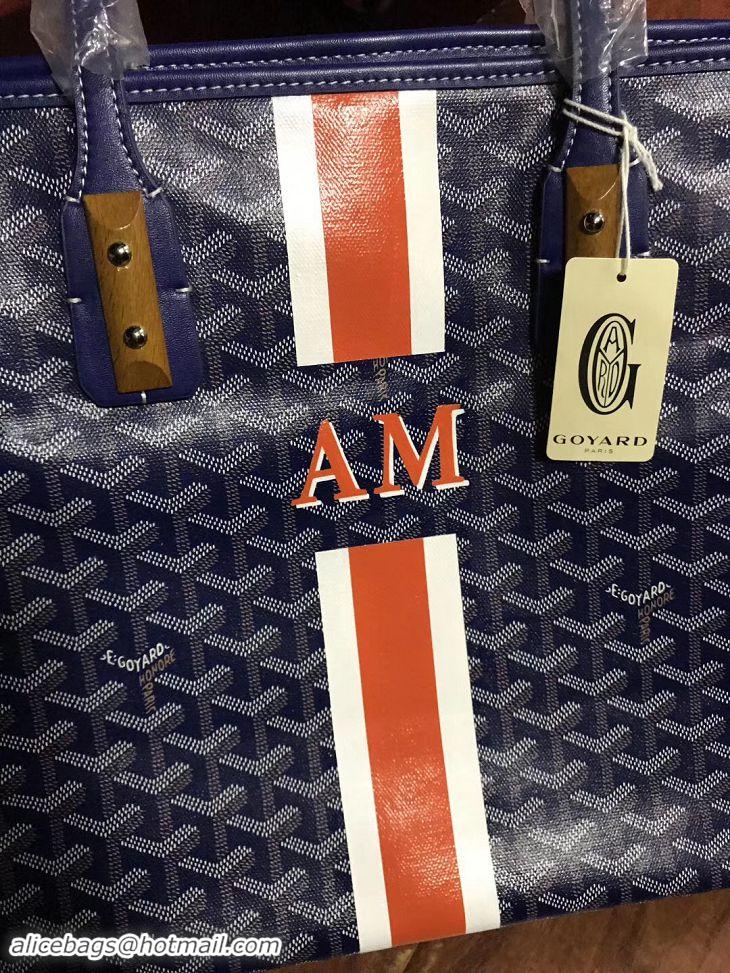 Price For Goyard Personnalization/Custom/Hand Painted AM With Stripes