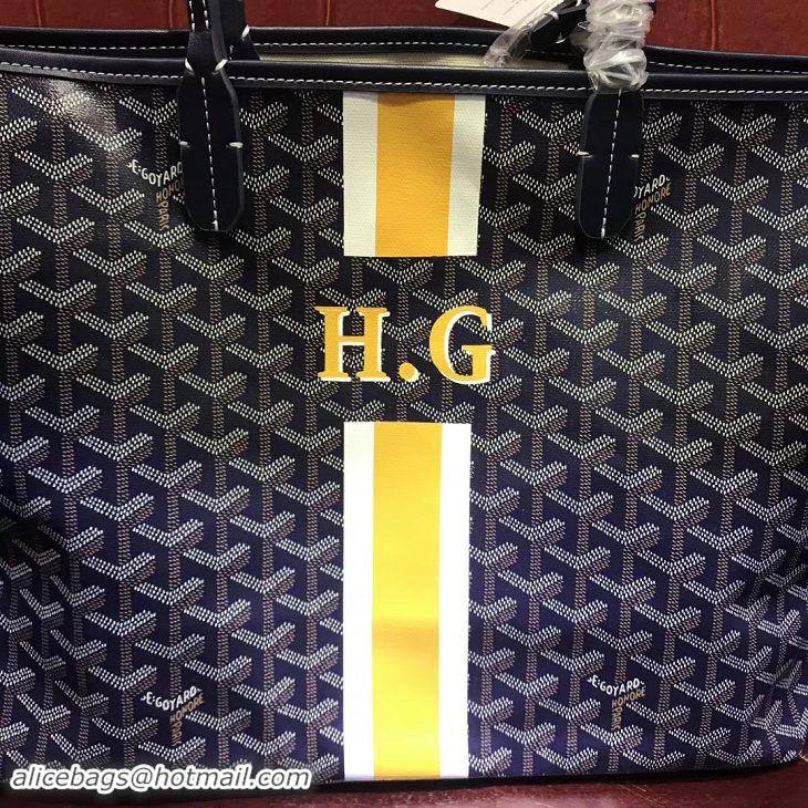 Price For Goyard Personnalization/Custom/Hand Painted H.G With Stripes