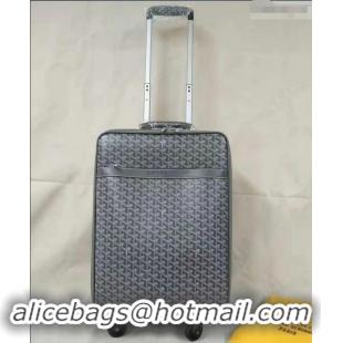 Well Crafted Goyard Rolling Trolley Travel Luggage Bag GL020 Dark Grey