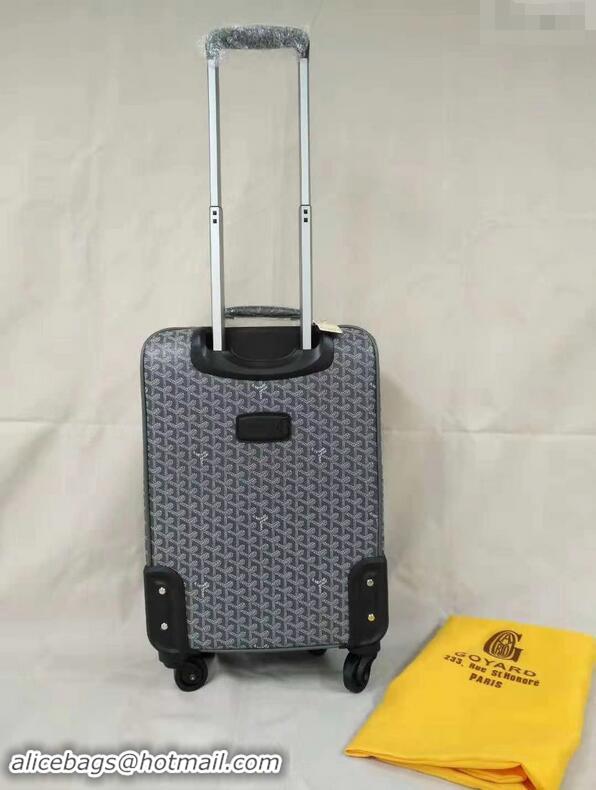 Well Crafted Goyard Rolling Trolley Travel Luggage Bag GL020 Dark Grey