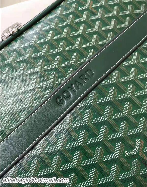 Buy Luxury Goyard Rolling Trolley Travel Luggage Bag GL020 Green