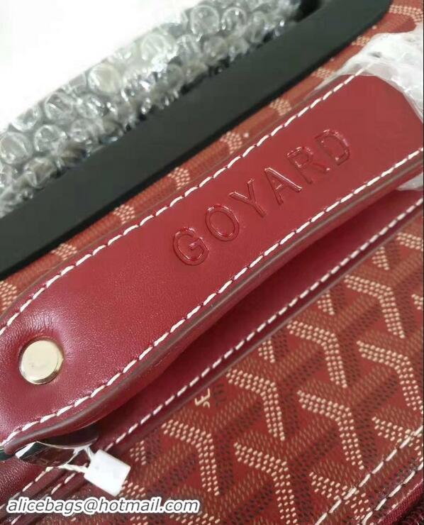 Top Quality Goyard Rolling Trolley Travel Luggage Bag GL020 Burgundy