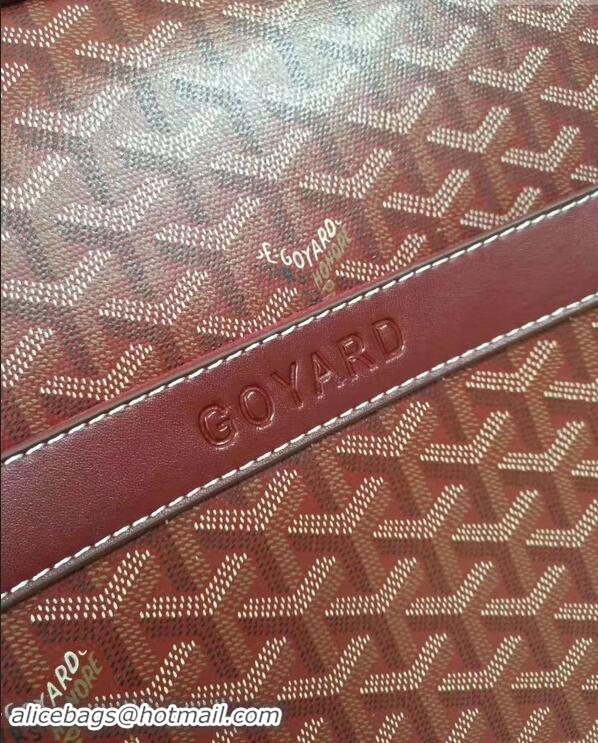 Top Quality Goyard Rolling Trolley Travel Luggage Bag GL020 Burgundy