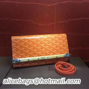 Hot Sell Goyard Monte-Carlo Clutch With Leather Strap 8982 Orange