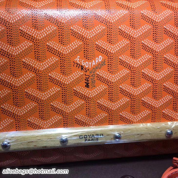 Hot Sell Goyard Monte-Carlo Clutch With Leather Strap 8982 Orange