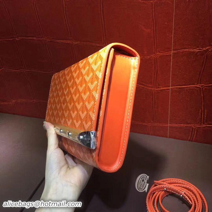 Hot Sell Goyard Monte-Carlo Clutch With Leather Strap 8982 Orange