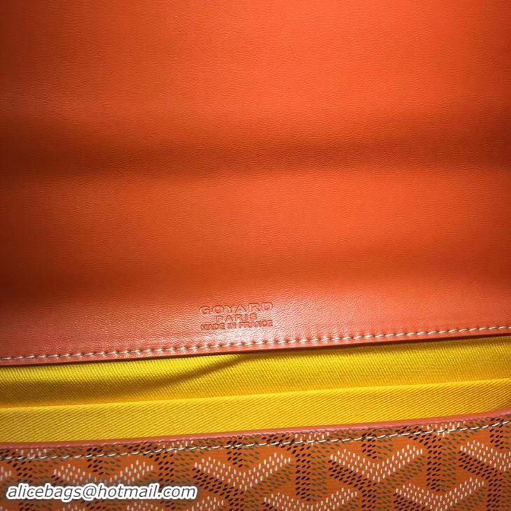 Hot Sell Goyard Monte-Carlo Clutch With Leather Strap 8982 Orange