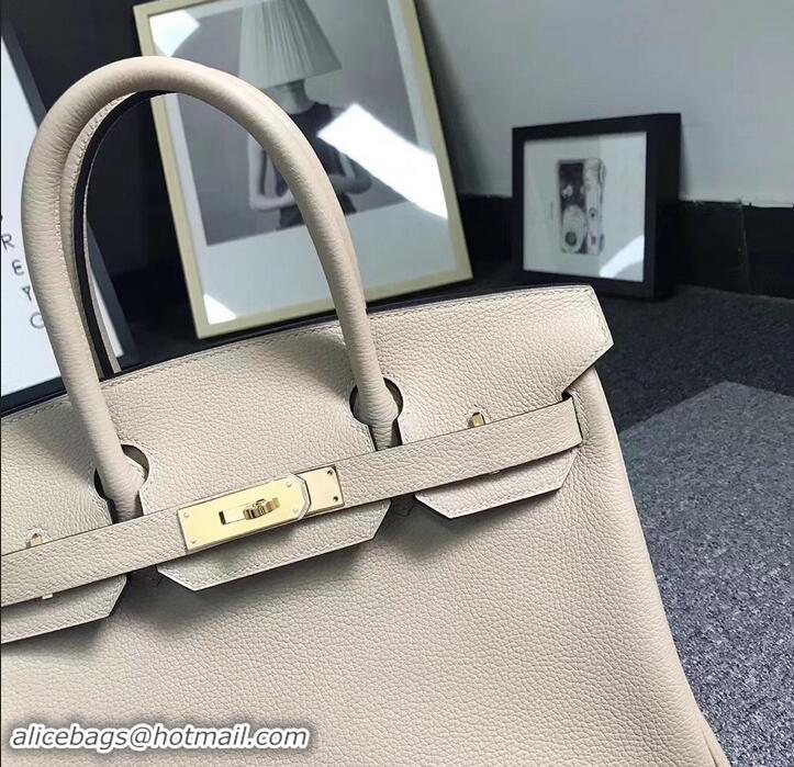 New Fashion Hermes Birkin 25cm Bag in Original Togo Leather Bag 423011 Poussiere