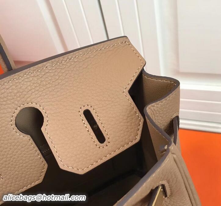 Grade Quality Hermes Birkin 25cm Bag Apricot in Togo Leather With Gold Hardware 423012