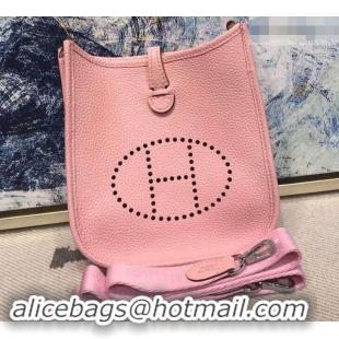 Luxury Hermes Evelyne Mini Bag in Original Togo Leather 423020 Pink