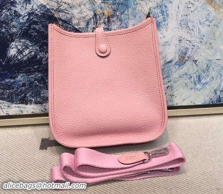 Luxury Hermes Evelyne Mini Bag in Original Togo Leather 423020 Pink