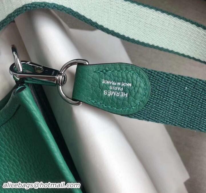 Good Quality Hermes Evelyne Mini Bag in Original Togo Leather 423020 Green