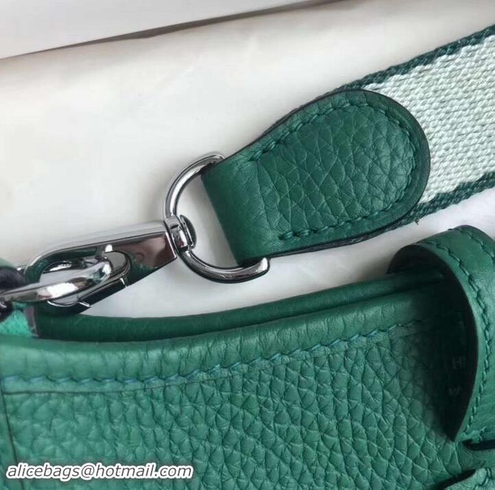 Good Quality Hermes Evelyne Mini Bag in Original Togo Leather 423020 Green