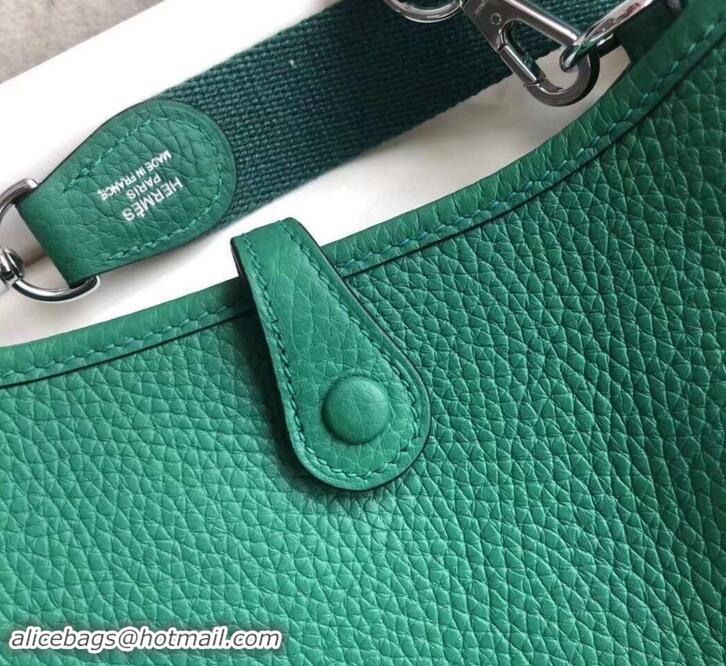 Good Quality Hermes Evelyne Mini Bag in Original Togo Leather 423020 Green