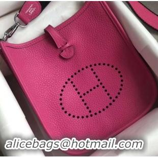 Best Product Hermes Evelyne Mini Bag in Original Togo Leather 423020 Fuchsia