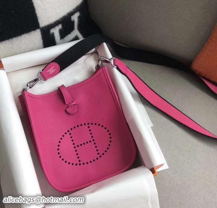 Best Product Hermes Evelyne Mini Bag in Original Togo Leather 423020 Fuchsia