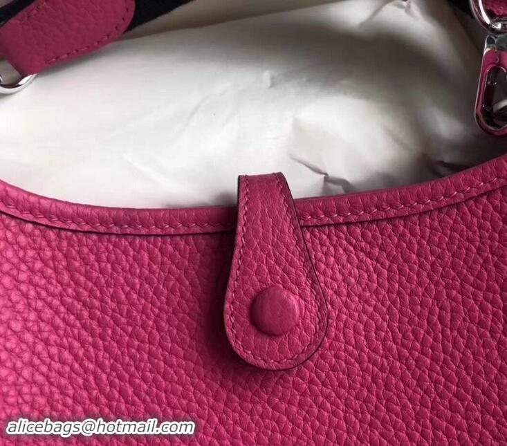 Best Product Hermes Evelyne Mini Bag in Original Togo Leather 423020 Fuchsia