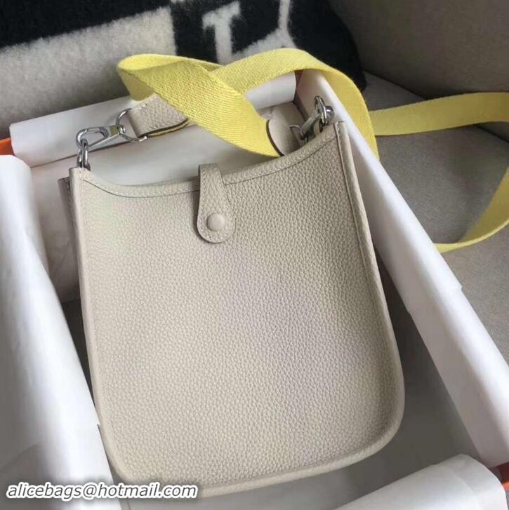 Best Price Hermes Evelyne Mini Bag in Original Togo Leather 423020 Creamy