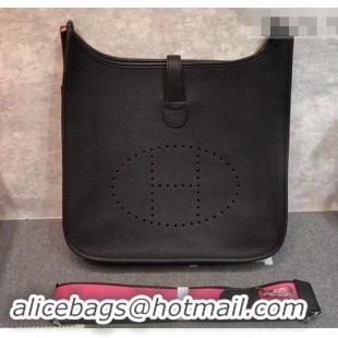 Luxury Hermes Evelyne III GM Bag in Original Togo Leather 423028 Black