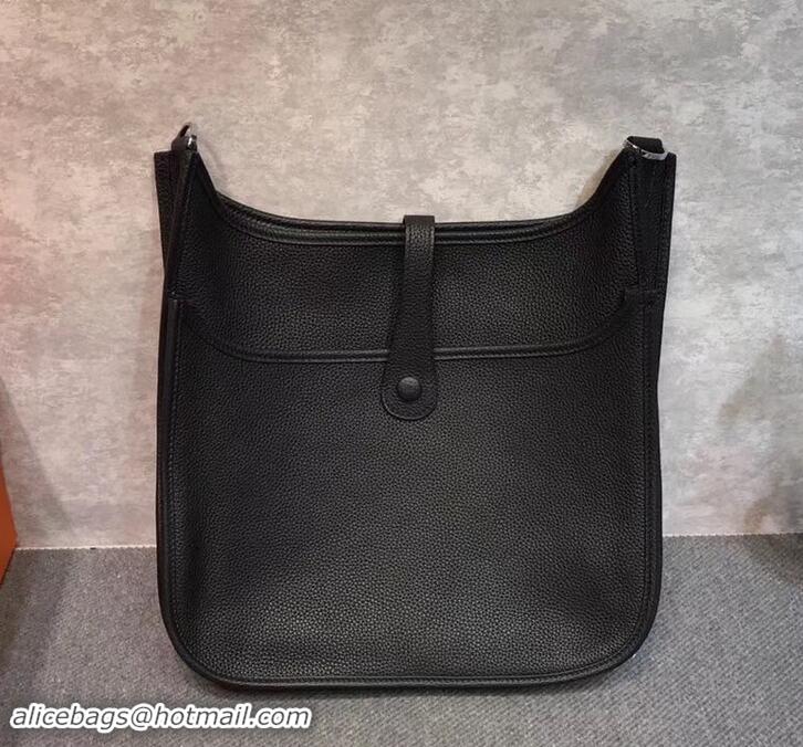 Luxury Hermes Evelyne III GM Bag in Original Togo Leather 423028 Black