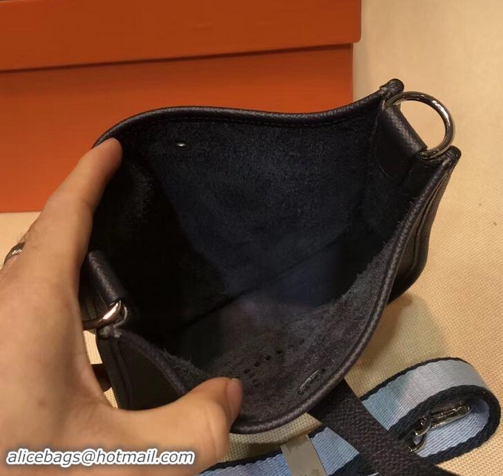 Best Quality Hermes Evelyne Mini Bag In Original Epsom Leather 423030 Black