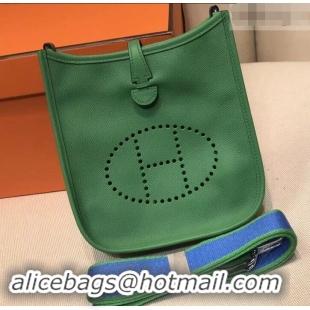 Luxury Hot Hermes Evelyne Mini Bag In Original Epsom Leather 423030 Green