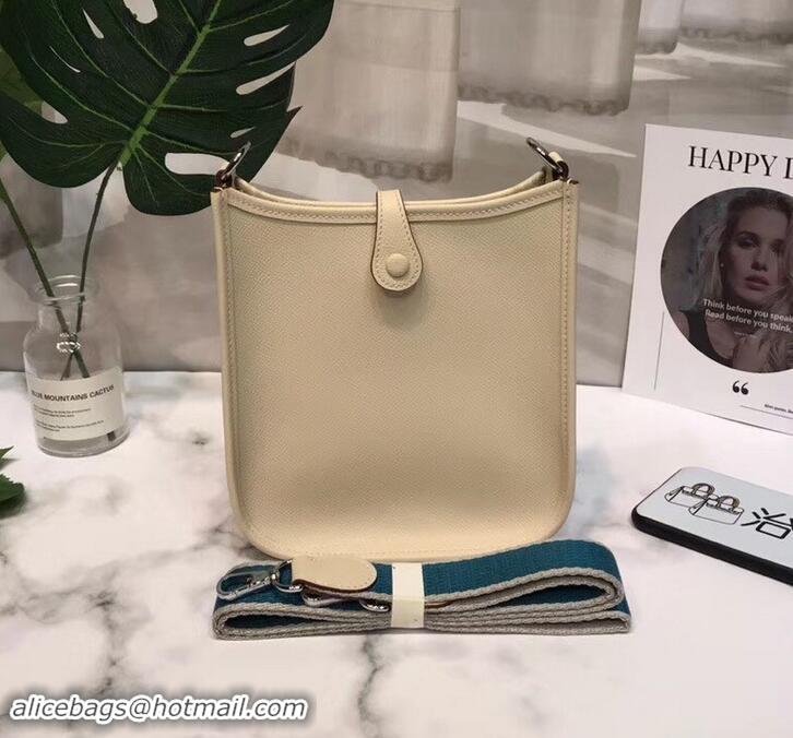 Discount Hermes Evelyne Mini Bag In Original Epsom Leather 423030 Creamy