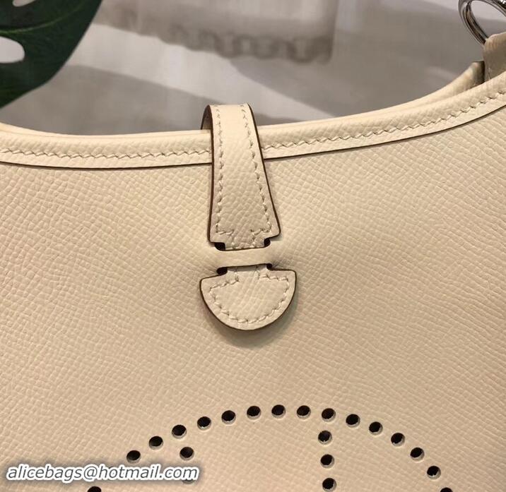 Discount Hermes Evelyne Mini Bag In Original Epsom Leather 423030 Creamy