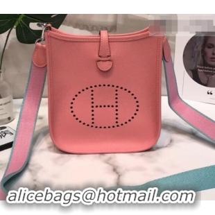 Best Price Hermes Evelyne Mini Bag In Original Epsom Leather 423030 Pink