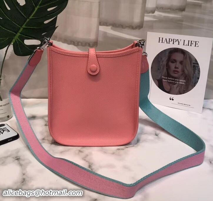 Best Price Hermes Evelyne Mini Bag In Original Epsom Leather 423030 Pink