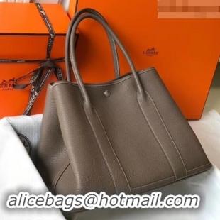 Best Price Hermes Calfskin Garden Party 30cm Bag 425011 Etoupe