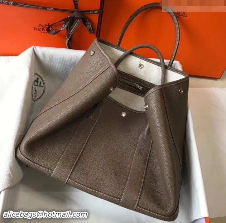 Best Price Hermes Calfskin Garden Party 30cm Bag 425011 Etoupe